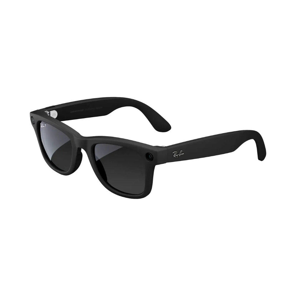 Ray-Ban Meta Glasses, Wayfarer Matte Black/ Polarized Gradient Graphite