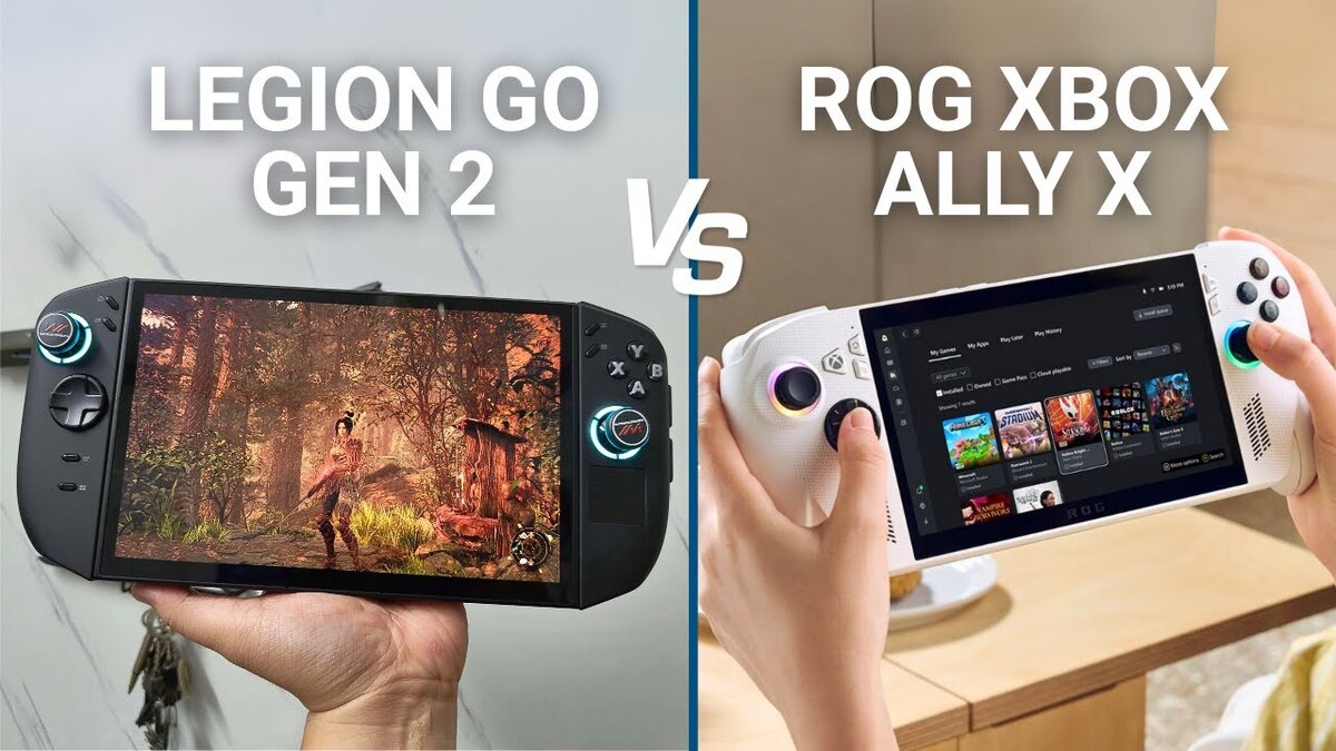 So Sánh Lenovo Legion Go 2 vs ROG Xbox Ally X – Cuộc Đối Đầu Của Hai Handheld Gaming Cao Cấp
