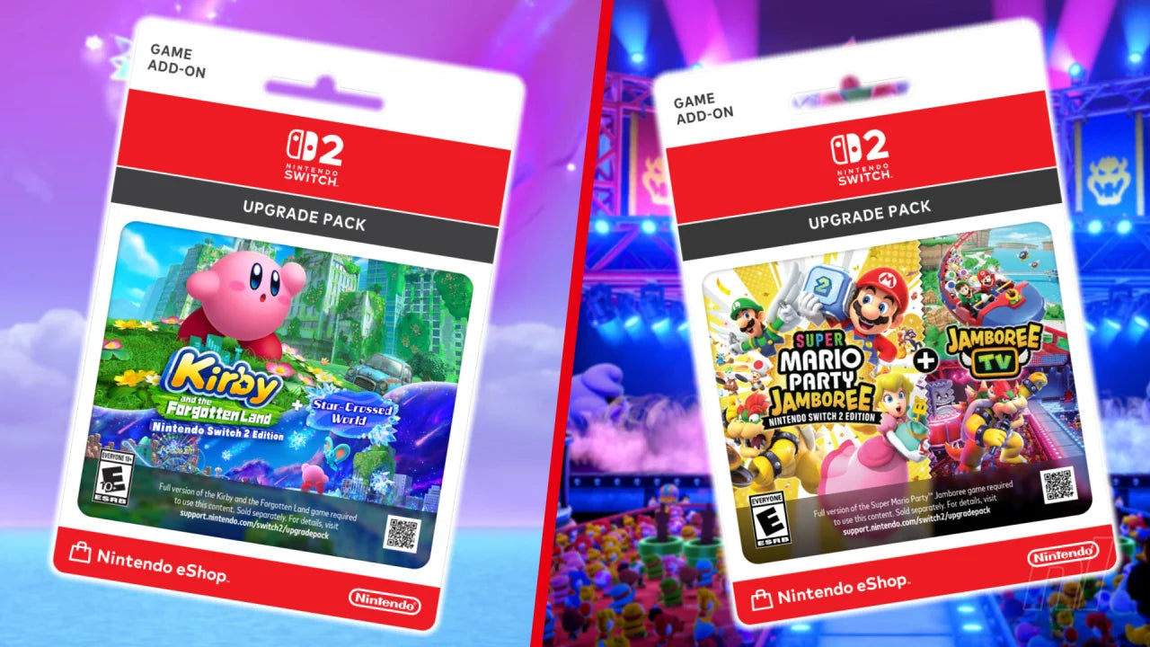 Nintendo công bố giá nâng cấp Switch 2 cho Kirby và Super Mario Party Jamboree