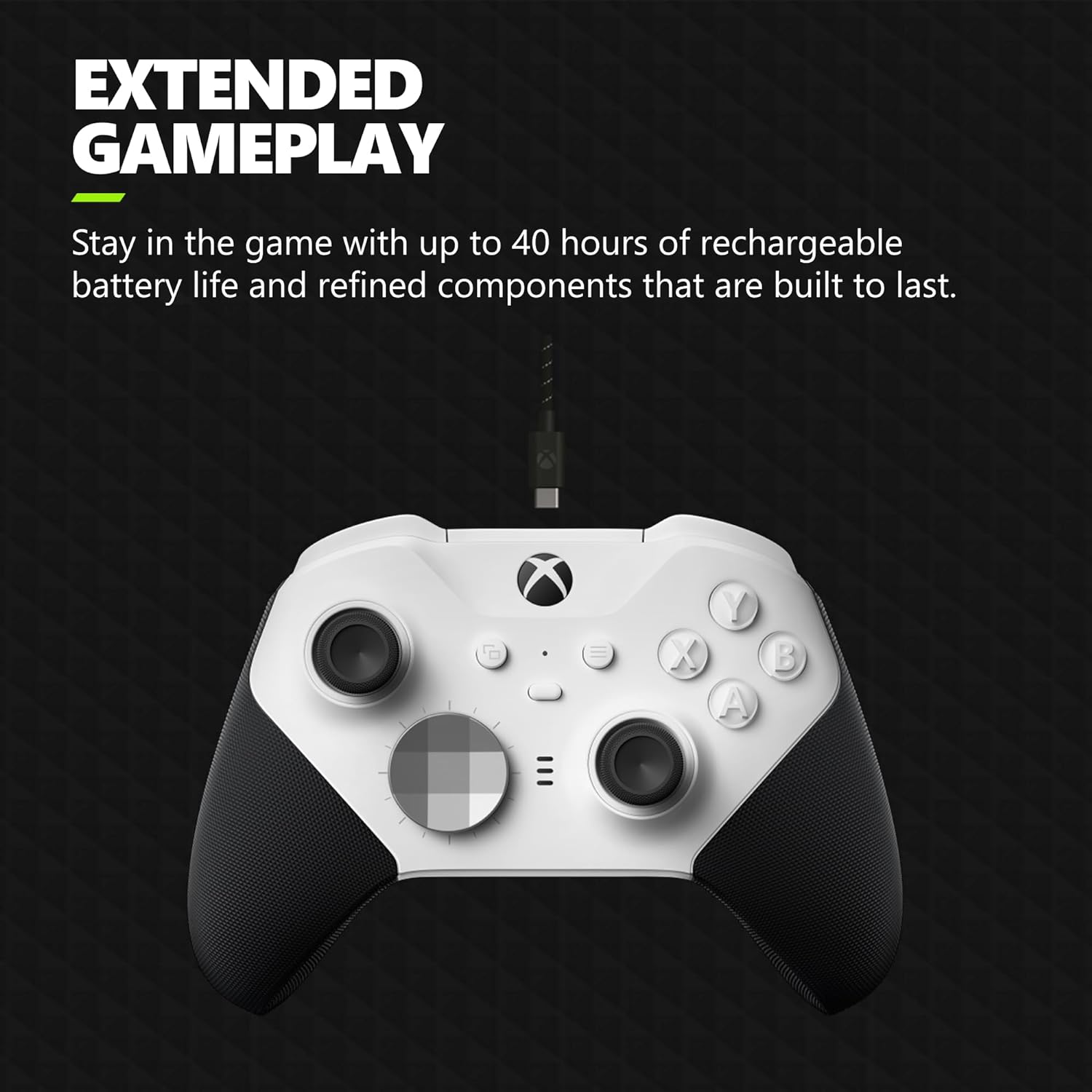 Xbox Elite Series 2 Core Wireless Gaming Controller – White