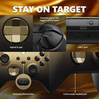 Xbox Special Edition Wireless Gaming Controller – Gold Shadow