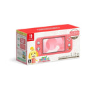 NINTENDO Switch Lite Coral Animal Crossing Set (Shizue Aloha Pattern)