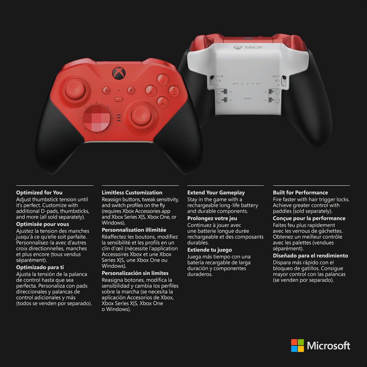 Xbox Elite Series 2 Core Wireless Gaming Controller – Red